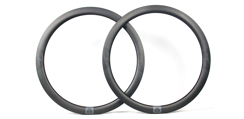 mid height carbon road disc rims